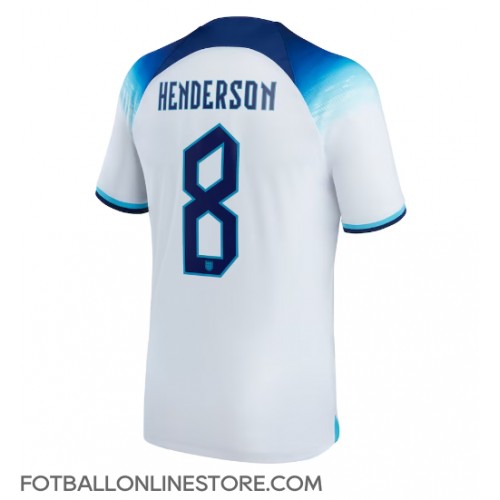 Billige England Jordan Henderson #8 Hjemmetrøye VM 2022 Kortermet